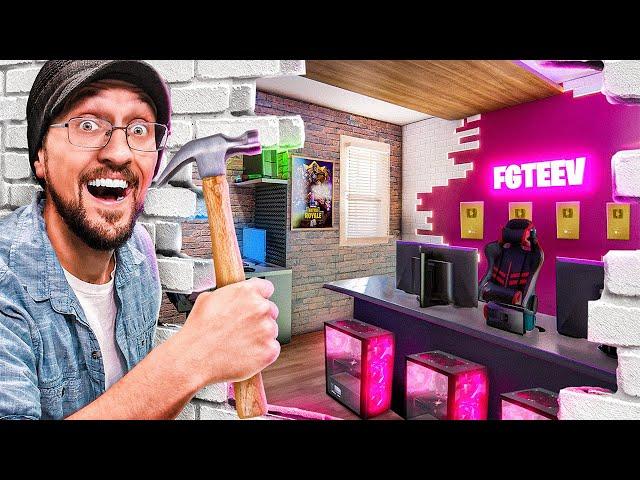 Surprising Family with NEW Gaming Room! *Secret* (FV Family / FGTeeV vlog)