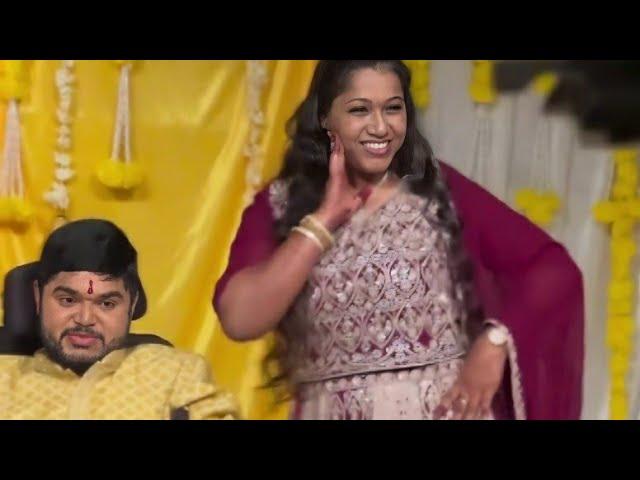 Nepoleon Son Dhanoosh & Akshaya Wedding Dance Video ️ | Dhanoosh & Akshaya Marriage video