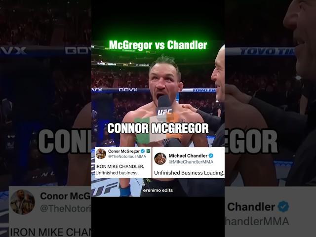 McGregor VS Chandler! #ufc #mcgregor #michaelchandler