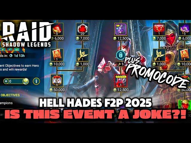 New PROMOCODE! Hero's Path a Complete SCAM - Hell Hades F2P Challenge 2025 | RAID: Shadow Legends