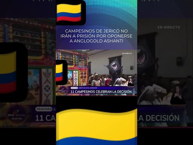 Campesinos de jerico contra Minera Anglogold
