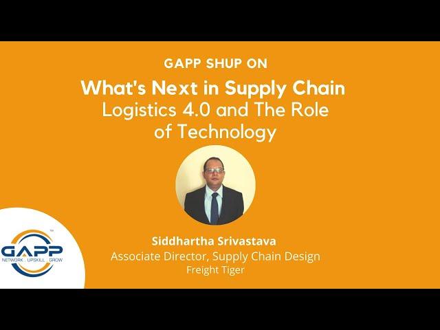 What's Next in Supply Chain - Logistics 4.0 and The Role of Technology.