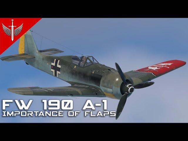 Using Flaps Properly - FW 190 A-1 War Thunder