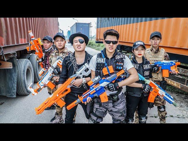 LTT Game Nerf War : Warriors SEAL X Nerf Guns Fight Crime group Inhuman Against Intruders