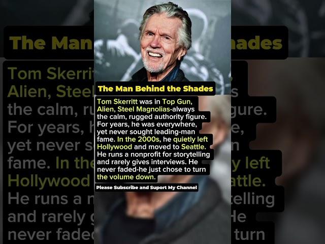 the man behind the shades, Tom Skerritt #shorts #celebrity #famous #hollywood