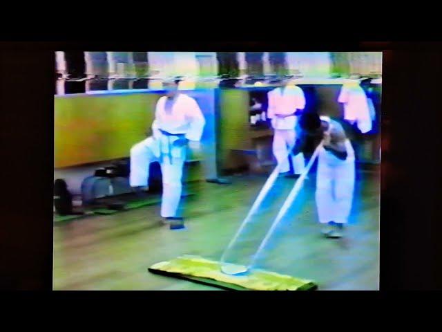 1987 - Uehara Ko Dojo Demos:  Goju Ryu, Shorin Ryu & Ryu Kyu Kobudo. Okinawa.  Katherine Loukopoulos