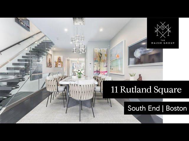 Ultimate Luxury Listing at 11 Rutland Square in Boston's South End | The Mazer Group