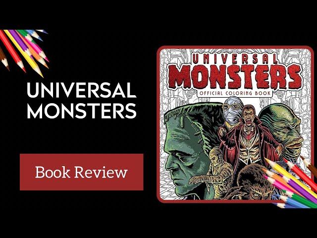 Universal Monsters by Alan Robert | Colouring Book Review