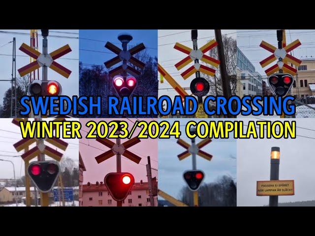 Swedish Railroad Crossing - Winter 2023/2024 compilation