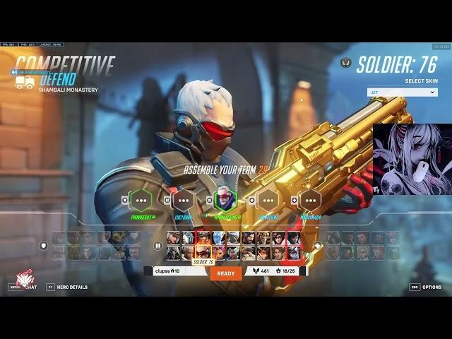 GALE INSANE SOLDIER 76 OVERWATCH 2 SEASON 11 TOP 500