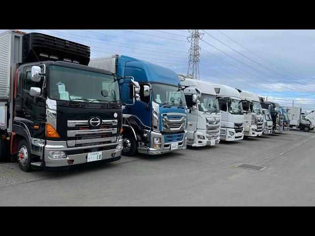 Japanese Brands Beautiful Trucks Heavy Equipments | Mitsubishi Hino Nissan UD Isuzu Forward