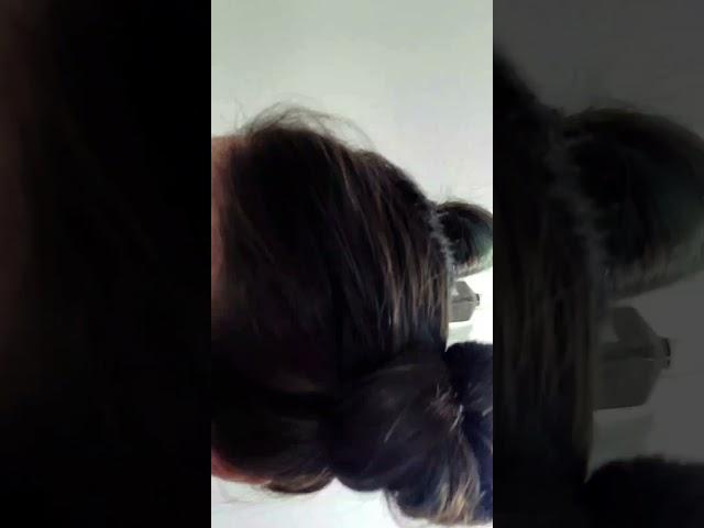 Turquoise Blue Space Buns Hair Style