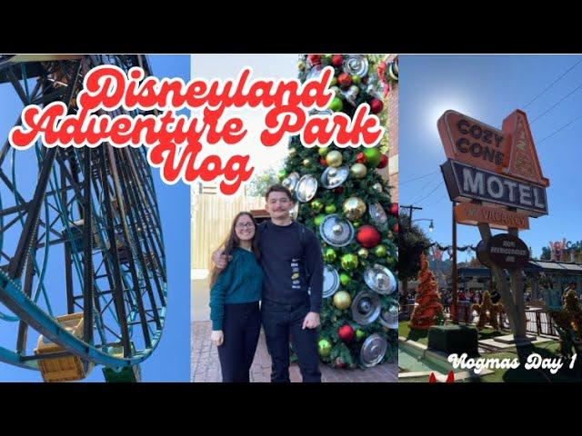 VLOGMAS DAY 1| Disneyland Adventure Park Vlog|1st Time At Disneyland!!!