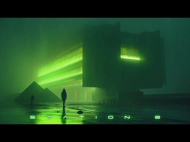 STATION B - Blade Runner Ambience: Soothing Cyberpunk Ambient Music for Focus & Relaxation (NO ADS)