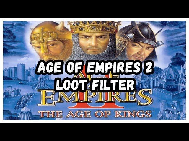 Path of Exile Loot Filter with Age of Empires 2 Sounds (classic)