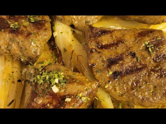 Panfry Lamm-Lache mit Chicorée #homecooking #ASMR #leckeres Essen für Mittagessen