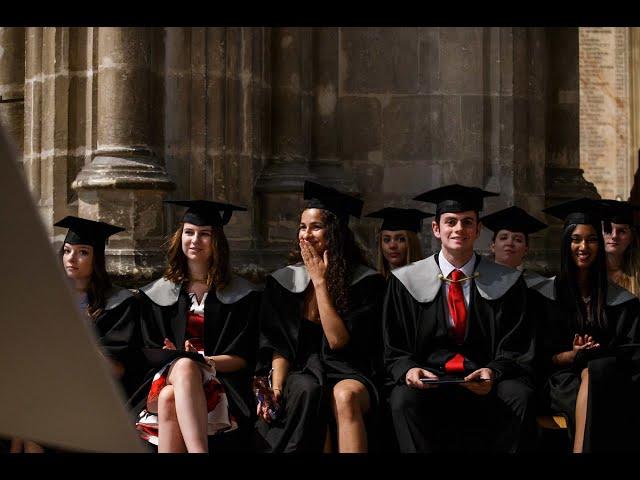 University of Kent Graduation Ceremony Canterbury Cathedral 10:30 Thursday 25 July 2024