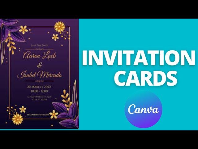 11 0 Invitation Cards Design with Canva