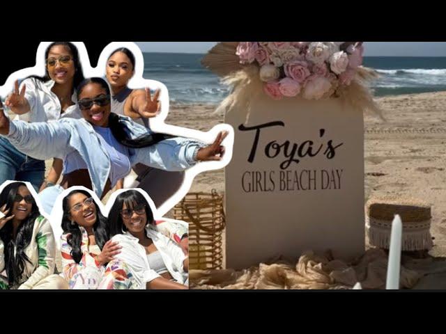 Toya, Reginae and India Royale at Toya Johnson-Rushing’s Girls Beach Day