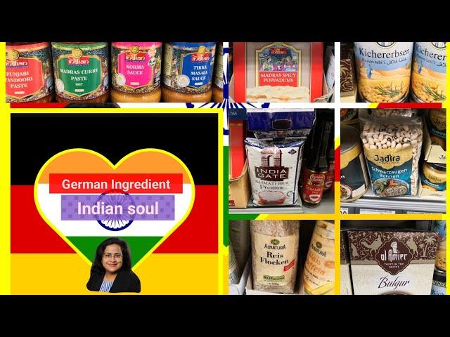 German ingredients indian soul - common indian grocery item available in Germany part 1