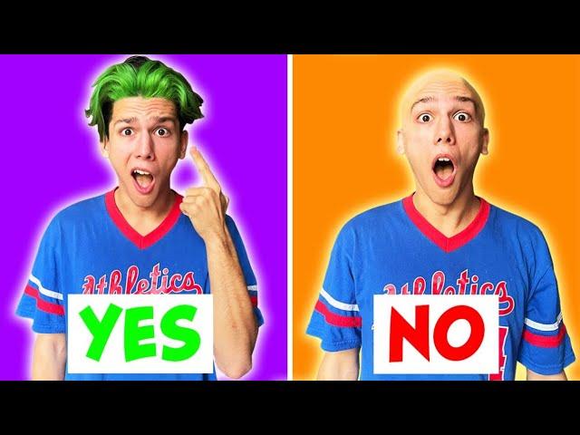 *EXTREME* Yes or No Dares Challenge | Dying My Hair