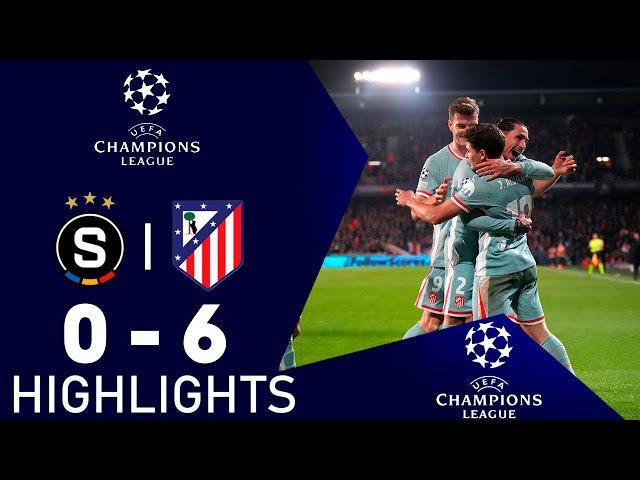 Sparta Praha vs Atlético Madrid 0-6 Résumé et Buts | Ligue des Champions 2024