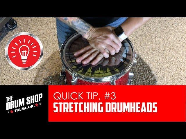 Do I Need to Stretch my Drumheads or Not? Quick Tips at The Drum Shop - Episode #3