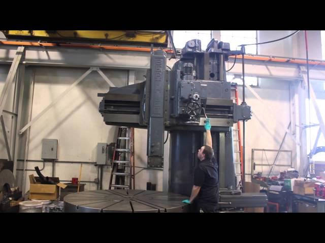 78.5" Berthiez Open Side vertical Boring Mill