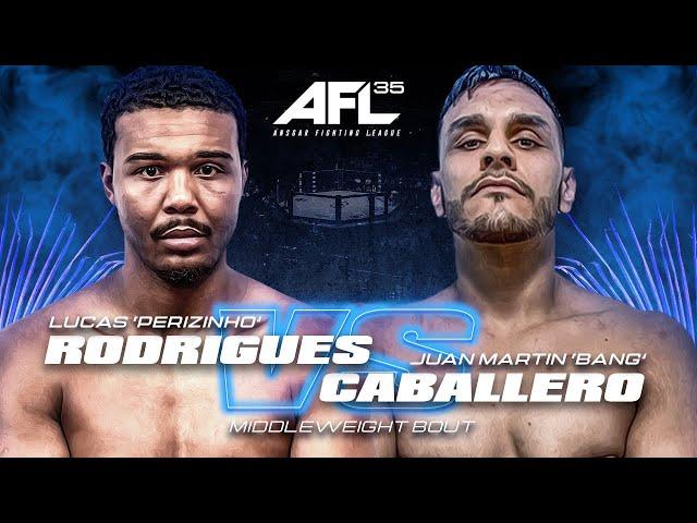 LUCAS RODRIGUES vs JUAN MARTIN CABALLERO | FULL FIGHT | AFL 35