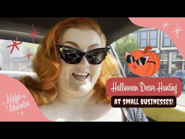 Halloween Decor Hunting at Small Local Businesses! | How to find Unique Halloween Decor in Your City