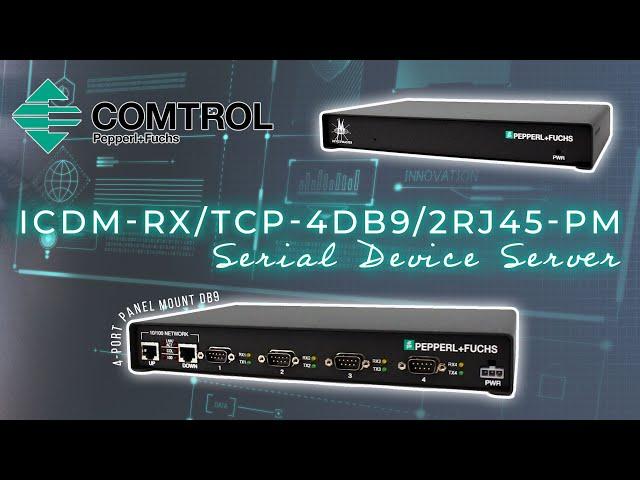 Pepperl+Fuchs Comtrol's ICDM-RX/TCP-4DB9/2RJ45-PM