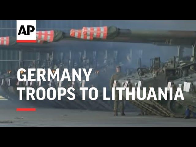 Germany prepares to send arms, troops to Lithuania