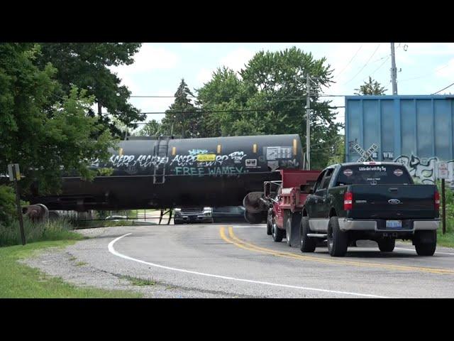 Watch Bay County train derailment caught on camera