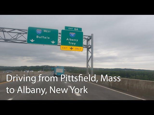 Interstate drive Pittsfield Massachusetts to Albany New York