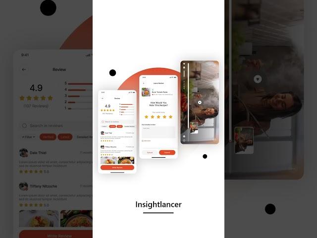 Food Recipe App UI Design | Recipe App | UIUX Design | App UI Design | UIUX Design | App UIUX Design