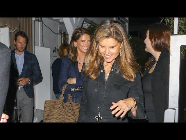 Chris Pratt And Katherine Schwarzenegger Delight In A Family Night Out With Maria Shriver