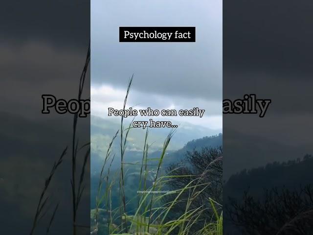 People who can easily cry... | psychology factzzz #shorts