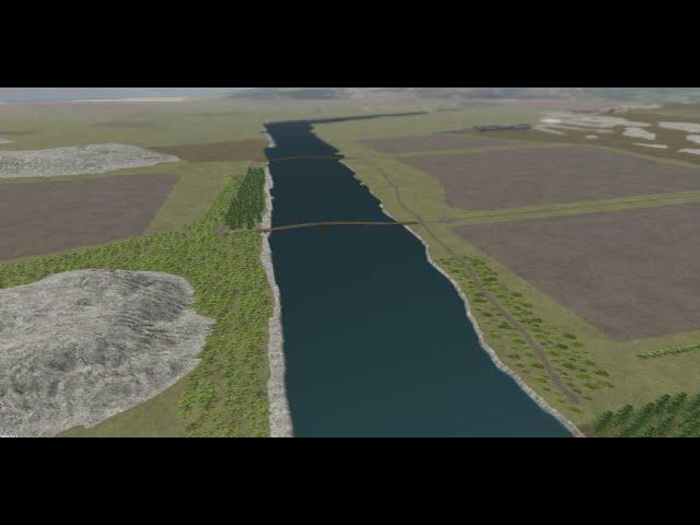 Creating waterplanes for large scale maps FS22