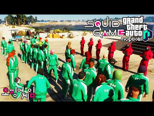 NoPixel Squid Game - Funny Moments