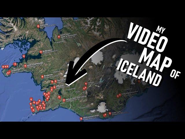 My Video Map of Iceland