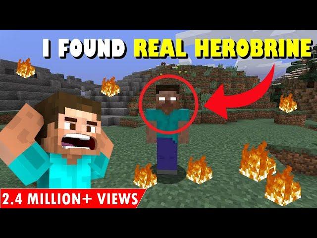 I FOUND REAL HEROBRINE IN MINECRAFT USING DARK MAGIC | MINECRAFT SURVIVAL GAMEPLAY | AYUSH MORE