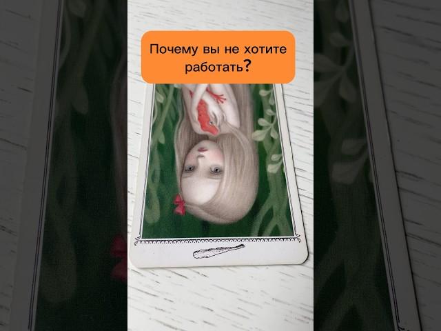 Почему вы не хотите работать? | Таро расклады #таро #tarot