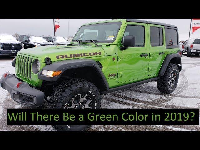 BRAND NEW 2019 JEEP WRANGLER 4 DOOR UNLIMITED RUBICON JL MOJITO! GREEN WALK AROUND REVIEW WALKAROUND