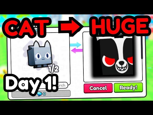 Cat to Huge #1 - Trading is SO EASY! 1M Gems Profit! A New Beginning... (PETS GO!)