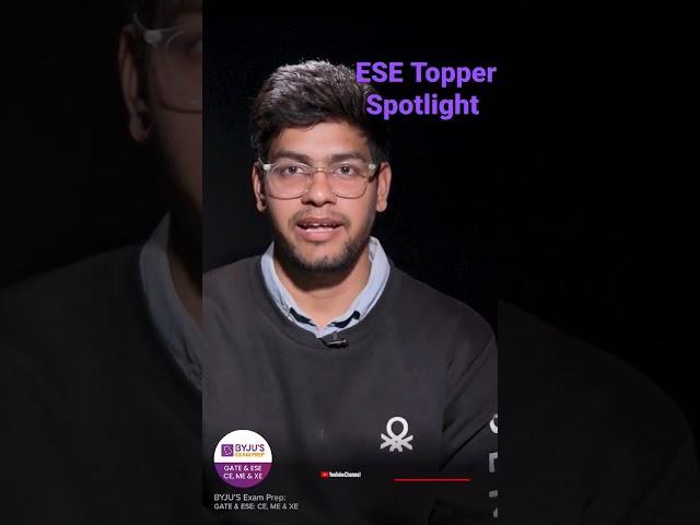 UPSC ESE 2022 Topper | AIR 50 | Civil Engineering (CE) | Divyadeep Singh | BYJU' S Exam Prep ESE