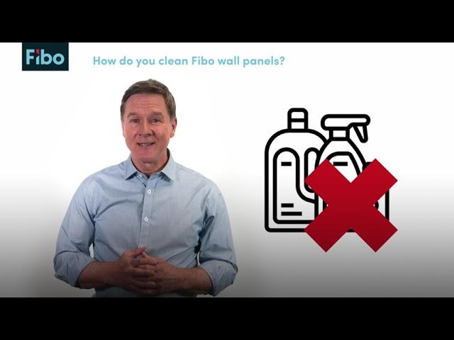 How do you clean Fibo wall panels US