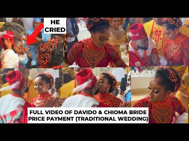 FULL VIDEO OF DAVIDO & CHIOMA TRADITIONAL WEDDING (VERY EMOTIONAL)