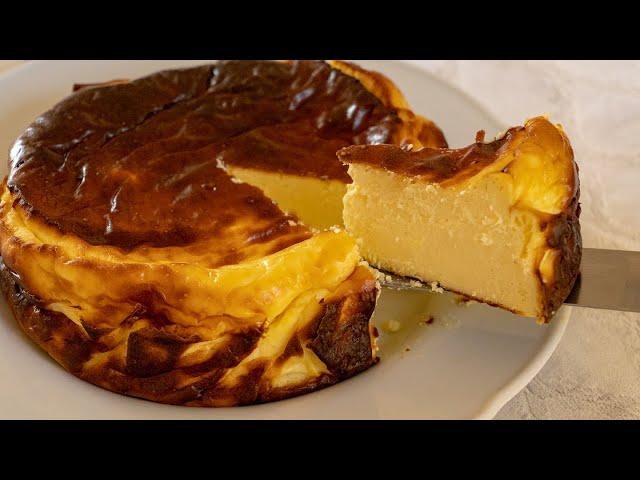 最佳生酮甜点！巴斯克烤芝士蛋糕，尝一口就停不下来 Basque Burnt Cheesecake | KETO