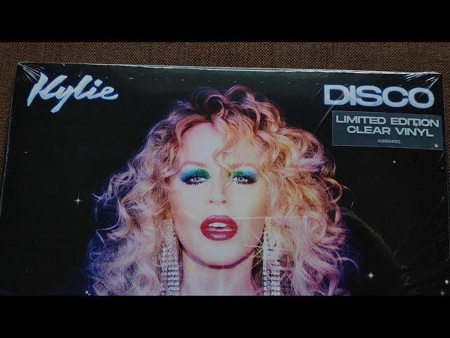 Kylie Disco Clear Vinyl Unboxing