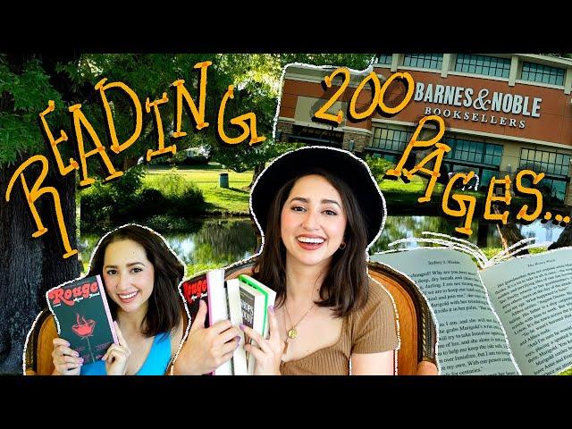 I TRIED READING 200 PAGES A DAY FOR ONE WEEK! | Book shopping, Book Hauls, and Five Star Books!